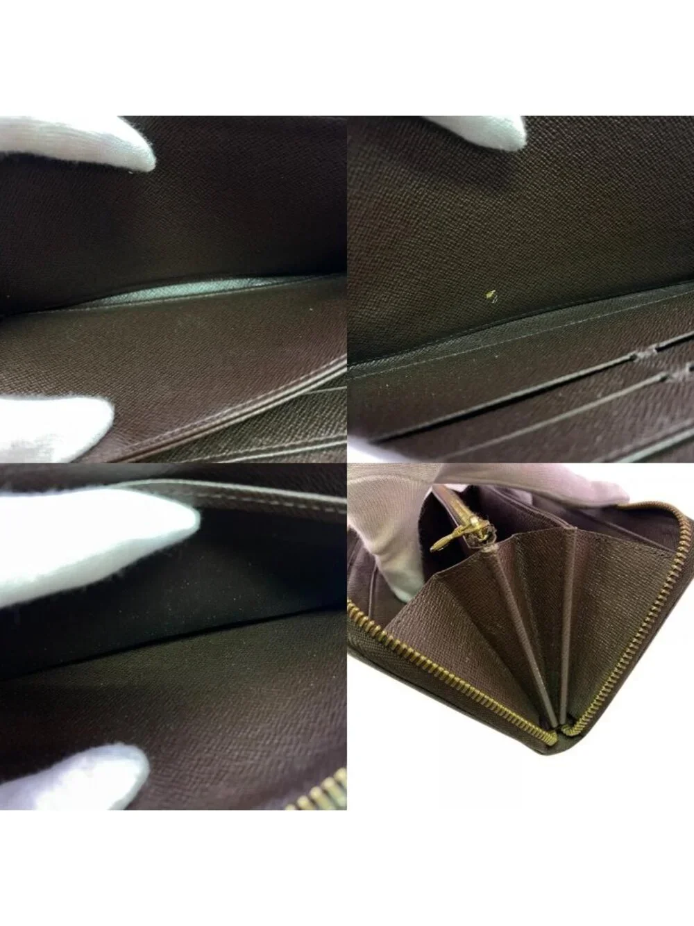 Louis Vuitton Round Zip Wallet Damier